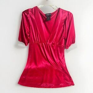 Vtg 90s Y2k Babydoll Top Twilight Bella Swan Fairy Grunge Hot Tempered Sz M.   J